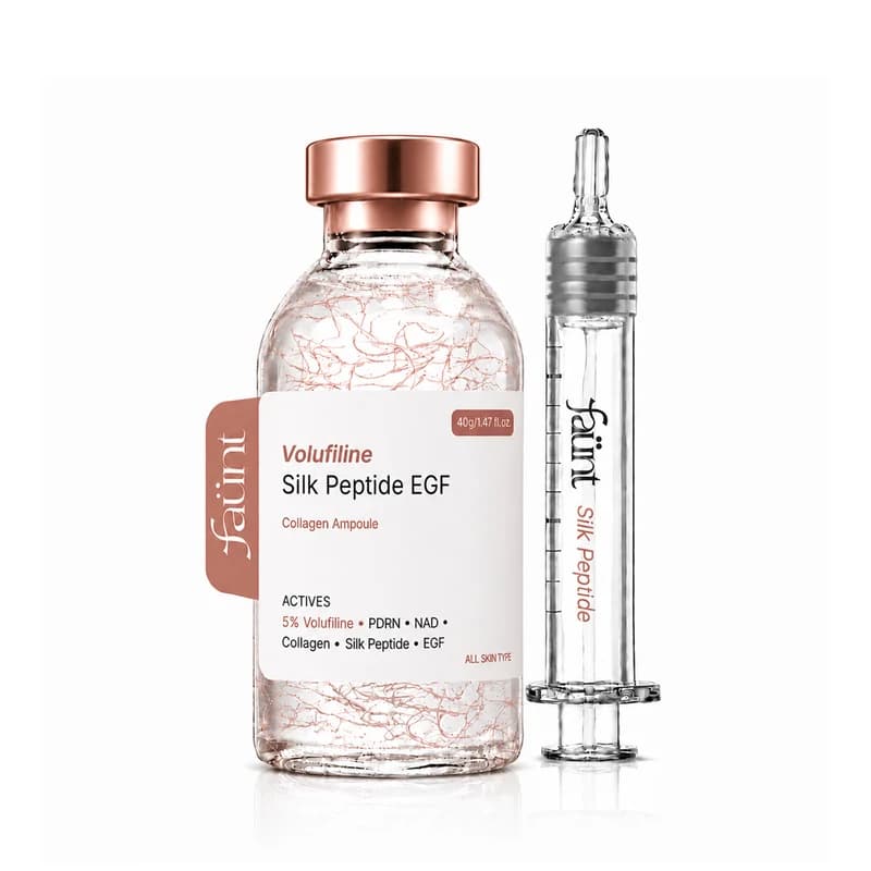 5% Volufiline EGF Silk Peptide Glass Skin Ampoule - Collagen, PDRN, NAD