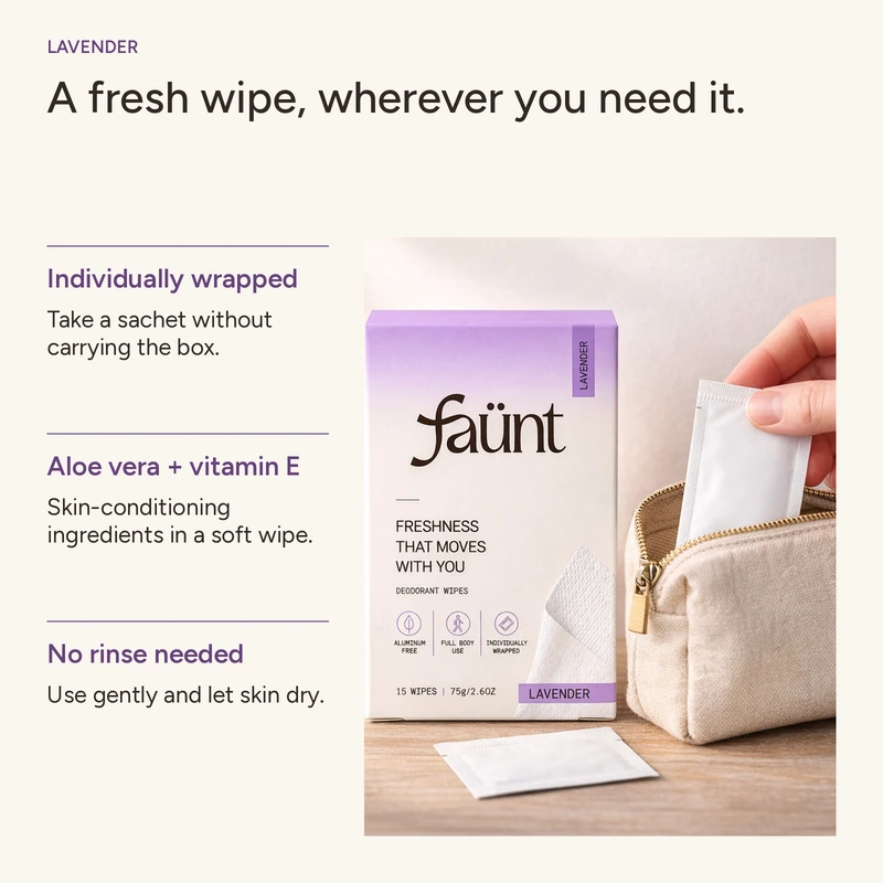 Lavender Freshness Wipes — image 2