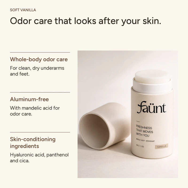 Soft Vanilla Deodorant Stick — image 2