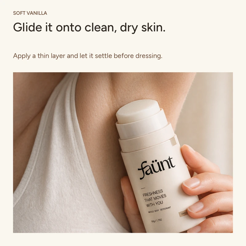 Soft Vanilla Deodorant Stick — image 3