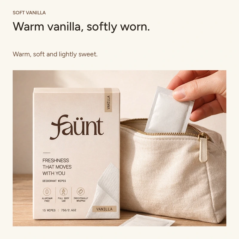 Soft Vanilla Freshness Wipes — image 5