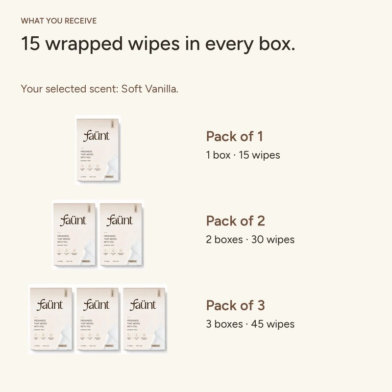 Soft Vanilla Freshness Wipes — image 8